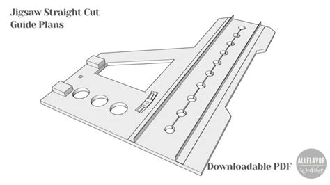 Adjustable Jigsaw Guide for Straight Cuts and Crosscuts | AllFlavor ...