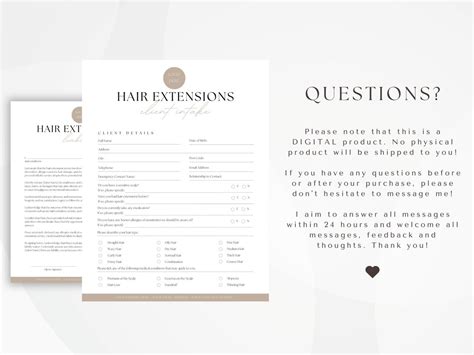 Laser Hair Removal Consent Forms Printable Laser Hair Etsy