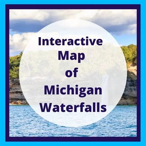 Waterfalls Upper Peninsula Attractions Map