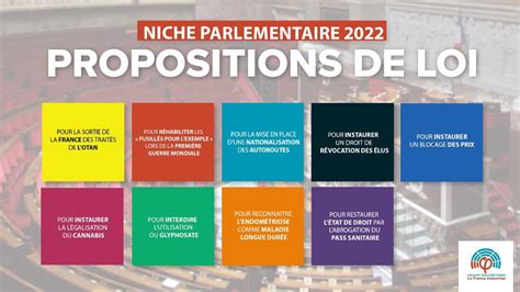 Les Niches Parlementaires De La France Insoumise L Assembl E