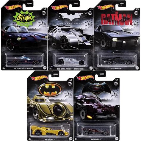 Hot Wheels Set 5 Miniaturas Batman 2023 Lote A HMV72 944A