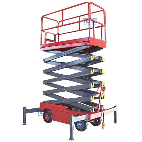 Factory Mobile Hydraulic Scissor Lift Towable Scissor Lift One Man