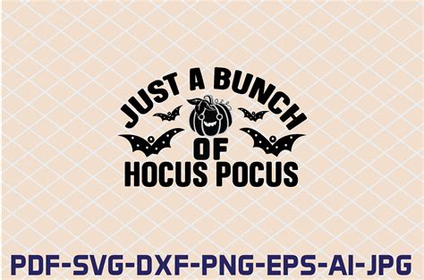 Just A Bunch Of Hocus Pocus SVG Cut File Graphic By FH Magic Studio