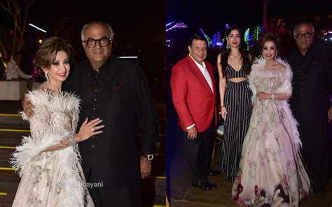 Sridevi's Family, Boney Kapoor, Sanjay Kapoor With Khushi Kapoor And ...