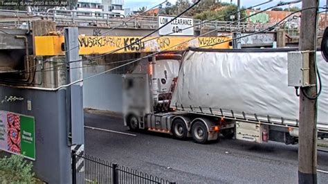 Warrigal Rd Racecourse Rd Truck Crashes Caught On Camera Herald Sun