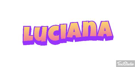 Luciana Nombre Dise Os De Logotipos Animados