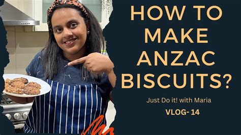 How To Make Anzac Biscuits I Just Do It With Maria I Vlog Youtube