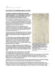articles  confederation united states  constitution