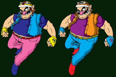 Biker Wario - 2 Colors by DairyKing on DeviantArt