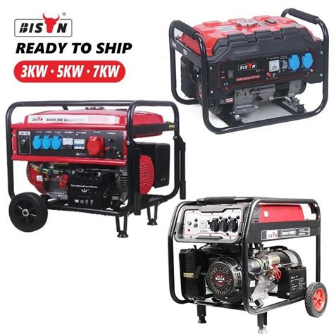 Bison 120V 2 8kVA 3 KVA 3000W Mini 4 Gas De Carrera Motor Power Home