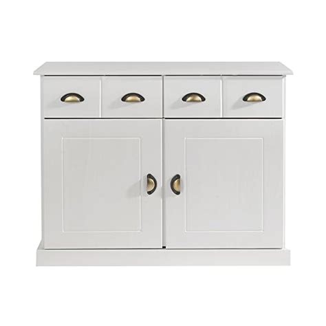 IDIMEX Buffet Paris Commode Bahut Vaisselier Avec 2 Portes Battantes Et