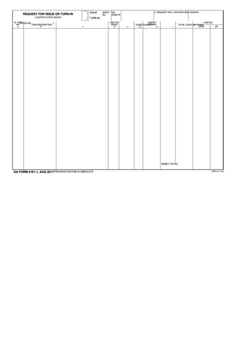 Da Form 3161 Fillable Word - Printable Forms Free Online