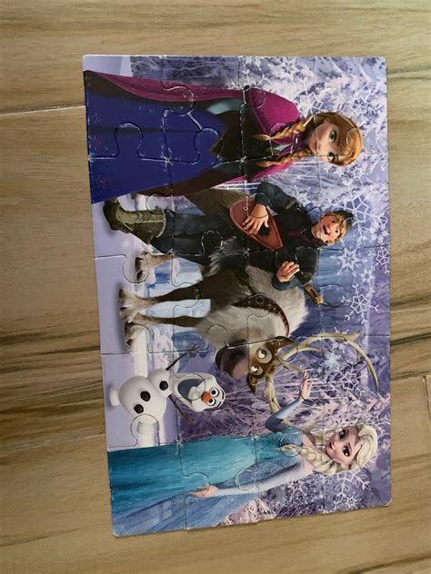 Frozen Puzzle set (2 puzzles) , Hobbies & Toys, Toys & Games on Carousell