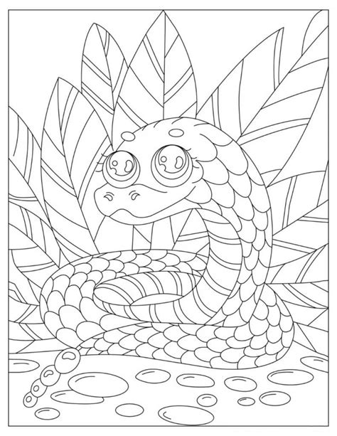 Dibujos De Serpiente Para Colorear E Imprimir Coloringonlycom