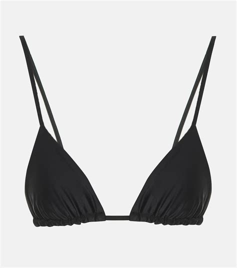 Via Bikini Top In Black Jade Swim Mytheresa