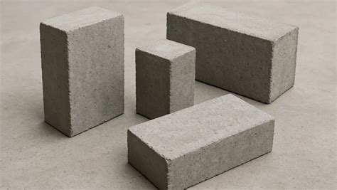 types  concrete blocks   find  construction sites