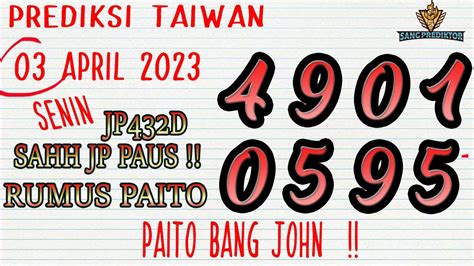 Prediksi Taiwan Hari Ini April Prediksi Taiwan Malam Ini