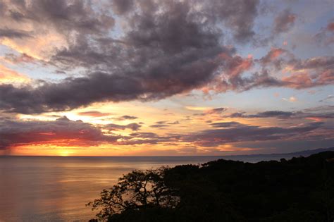 Tranquil Scene Cloud Sky Sea Nature Idyllic Costa Rica Beauty