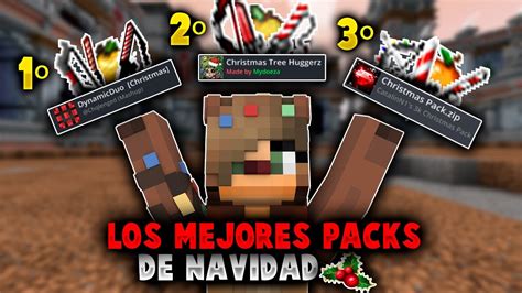 Los MEJORES Texture Packs DE NAVIDAD 2021 Para PVP UHC SkyWars FPS