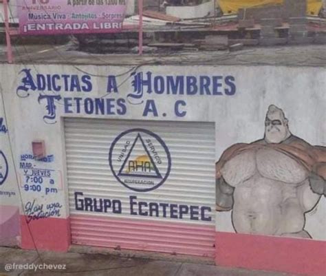 A Sign On The Side Of A Building That Says Adicts A Hombres A C