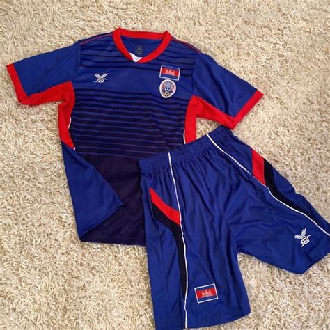 FBT Shirts Fbt Ffc Cambodia National Football Soccer Team Jersey