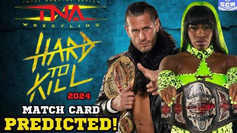 Tna Hard To Kill 2024 Match Card Predicted Alex Shelley Vs Moose