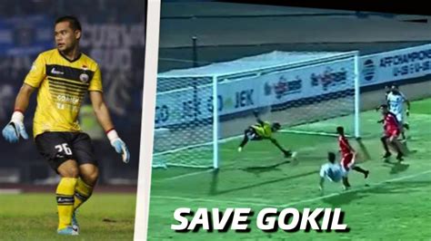 Ada Yang Pake Kepala Inilah Save Gokil Kiper Liga Indonesia Youtube