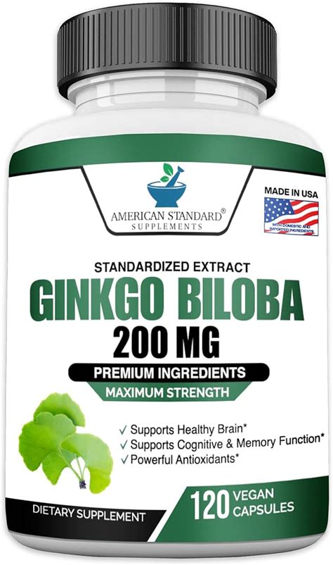 Amazon Ginkgo Biloba Extract Mg Organic Ginkgo Biloba Extract