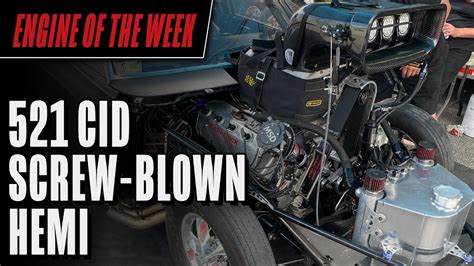 Screw Blown Cid Hemi Engine Youtube