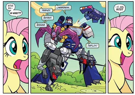 I just discovered the mlp Transformers crossover comic... where has ...