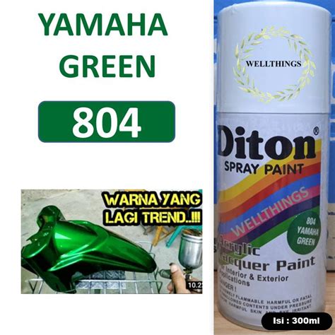 jual cat pilox diton candy tone yamaha green  ml warna kendi