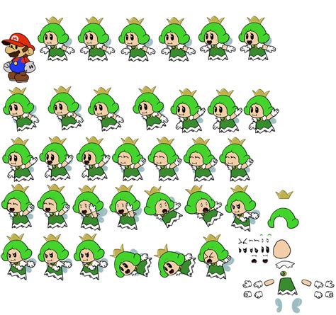 Green Sprixie Princess Paper Mario Style By Derekminya On Deviantart