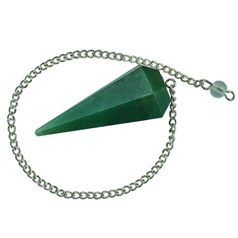 Green Aventurine Crystal Dowsing Pendulum Remedywala