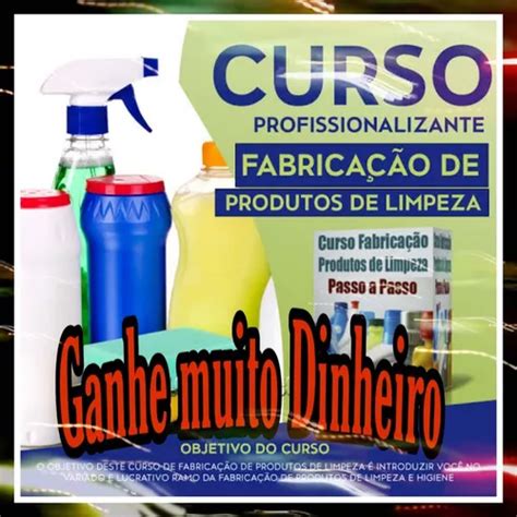 Curso Fabricação De Produtos De Limpeza Apostila Impressa MercadoLivre