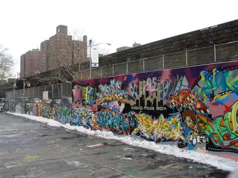 Graffiti Hall of Fame, 106th Street and Park Avenue, East Harlem, Manhattan