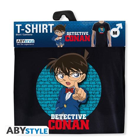 DETECTIVE CONAN Tshirt Conan Man SS Black Basic Abysse Corp