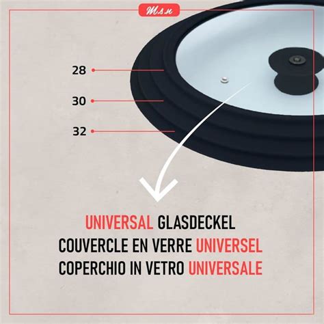 Couvercle Universel En Verre Casseroles Et Po Les Cm Avec