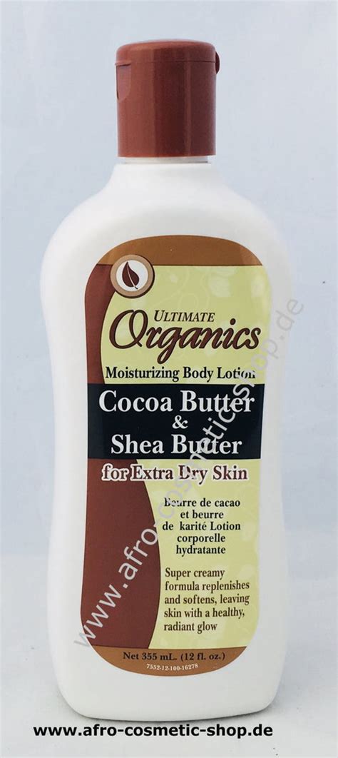 Africas Best Cocoa Butter And Shea Butter Lotion 12 Oz Afro Shop