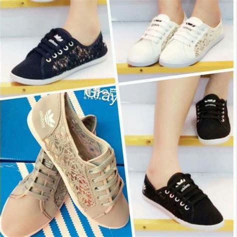 Korean Abibas Lace Shoes Women S Fashion Footwear Sneakers On Carousell