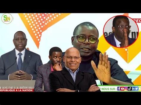 Dr Ibrahima Mendy D Monte Les Accusations De Deal Entre Benno Et Pds Et