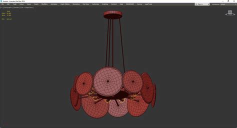 D Model Remedi Chandelier Vr Ar Low Poly Cgtrader