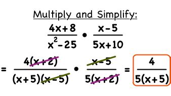 How To Divide Rational Algebraic Expressions