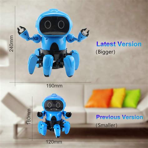 Smart Induction 6ch Electric 6 Legged Rc Robot Intelligent Programming