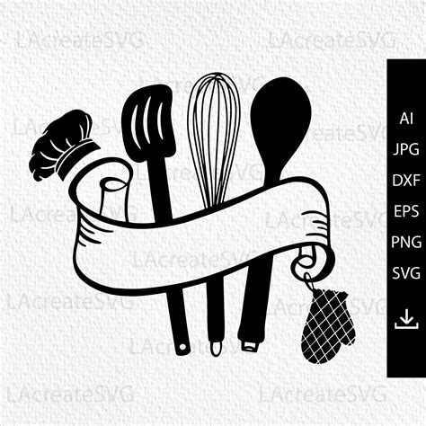 Kitchen Utensils Svg Baking Logo Svg Monogram Baking Svg Etsy Singapore