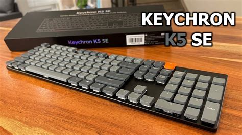 Keychron K5 SE Keyboard White LED Unboxing YouTube