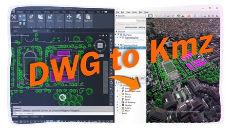 Cara Eksport File Dwg Ke Kmz Autocad Civil D Youtube