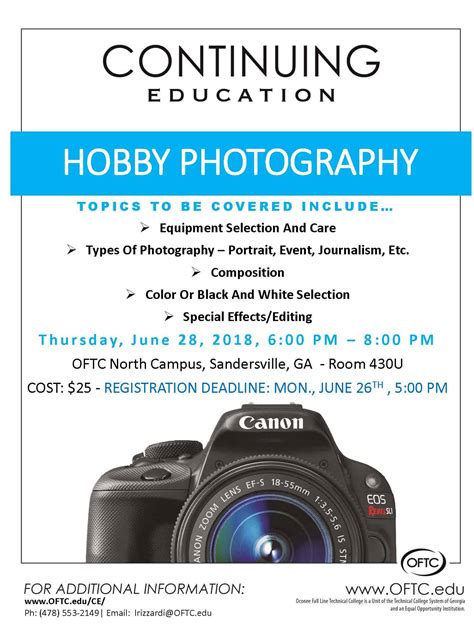 CE Flyer_Hobby Photography_Sandersville_060718 - OFTC