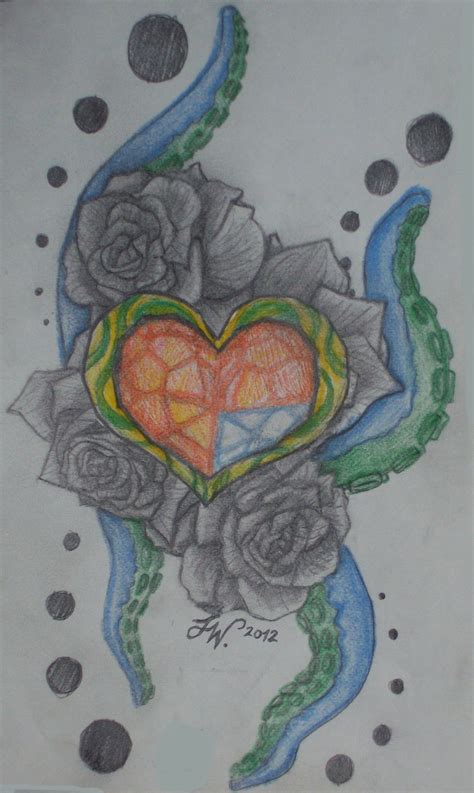 Zelda heart container Tattoo commission by yes-Im-GAY on DeviantArt