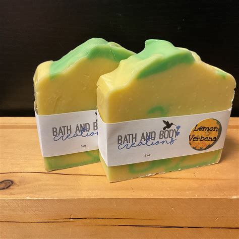 Lemon Verbena Moisturizing Handmade Soap Bar Bath And Body Creations Llc