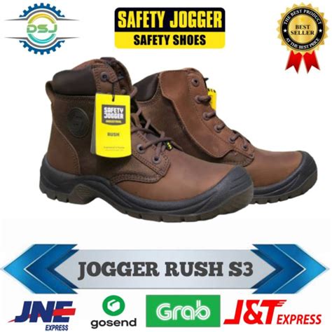 Jual Sepatu Safety Jogger Rush S3 Safety Shoes Jogger Original UJUNG